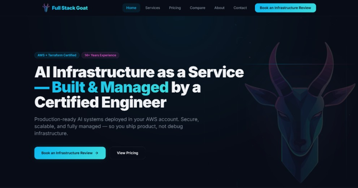 Full Stack Goat | AI Infrastructure as a Service